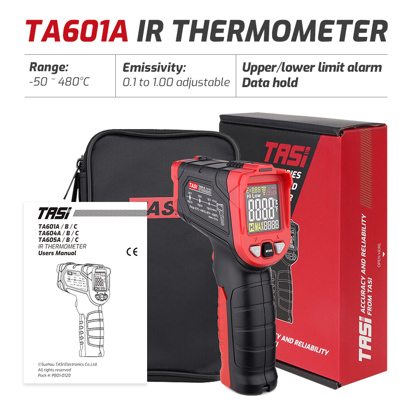 Industrial Laser Thermometer Gun - TA601A TA601B TA601C Infraroodthermometer Laser IR