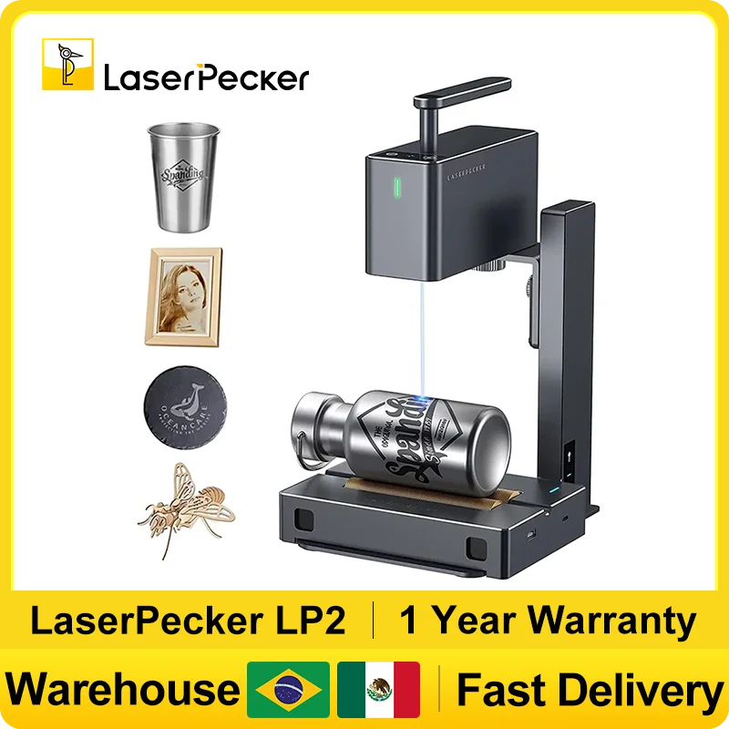 Industrial Laser Equipment - LASERPECKER Handheld Lasergraveerder Draagbare Krachtige Lasergravure