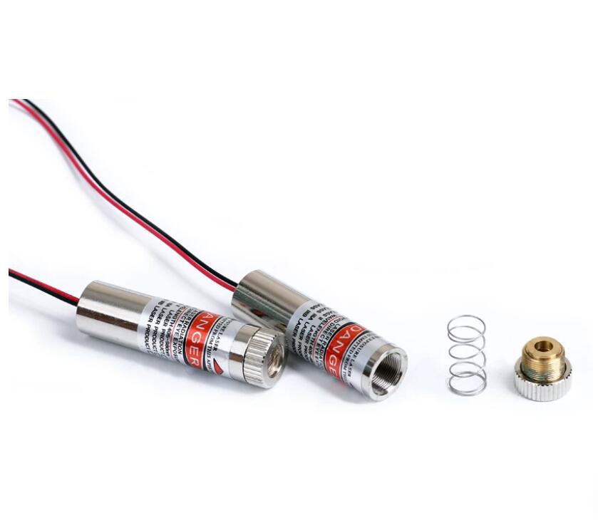 Industrial Laser Line - Instelbare focus 520nm 130MW Groene punt/lijn/kruis