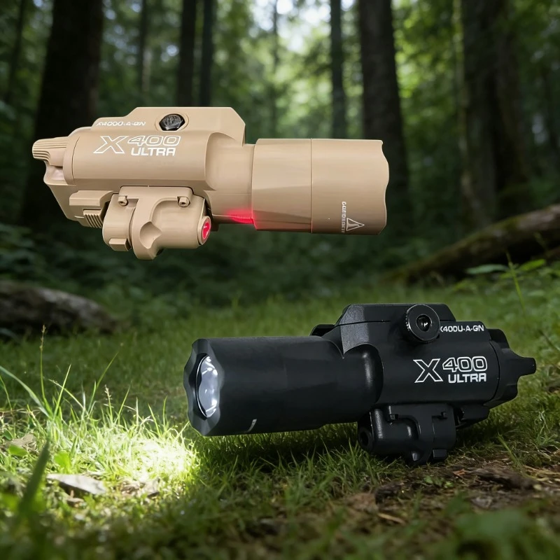 Industrial Laser Gun - 2-in-1 X400U Zaklamp Laser Pointer Hoge
