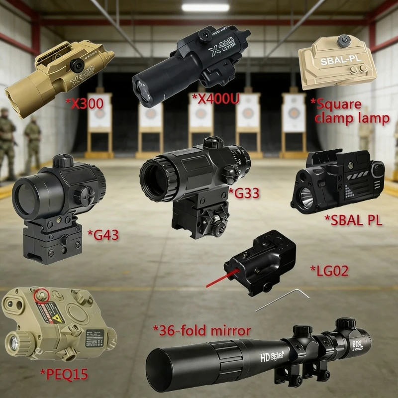 Industrial Laser Gun - G33/G43/X300/X400U/PEQ-15/LG02 CS Game Tactische Laser Zaklamp