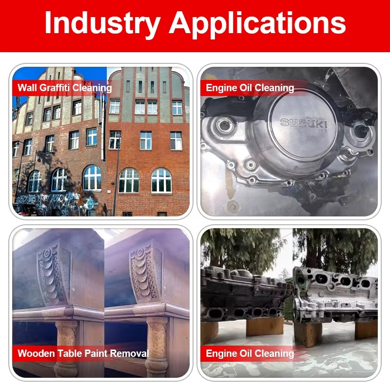 Industrial Laser For Cleaning - 500W industriële pulslaserreinigingsmachine voor het verwijderen