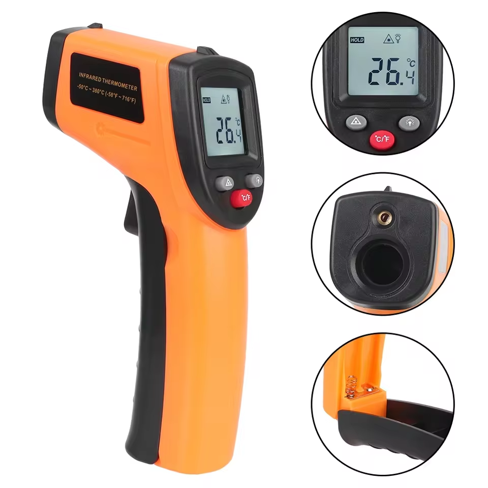Industrial Laser Thermometer Gun - Nieuw T600 T600A digitaal infrarood thermometerpistool