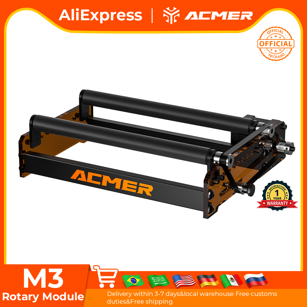 Industrial Laser Equipment - ACMER M3 Laser-roterende rol 360° °