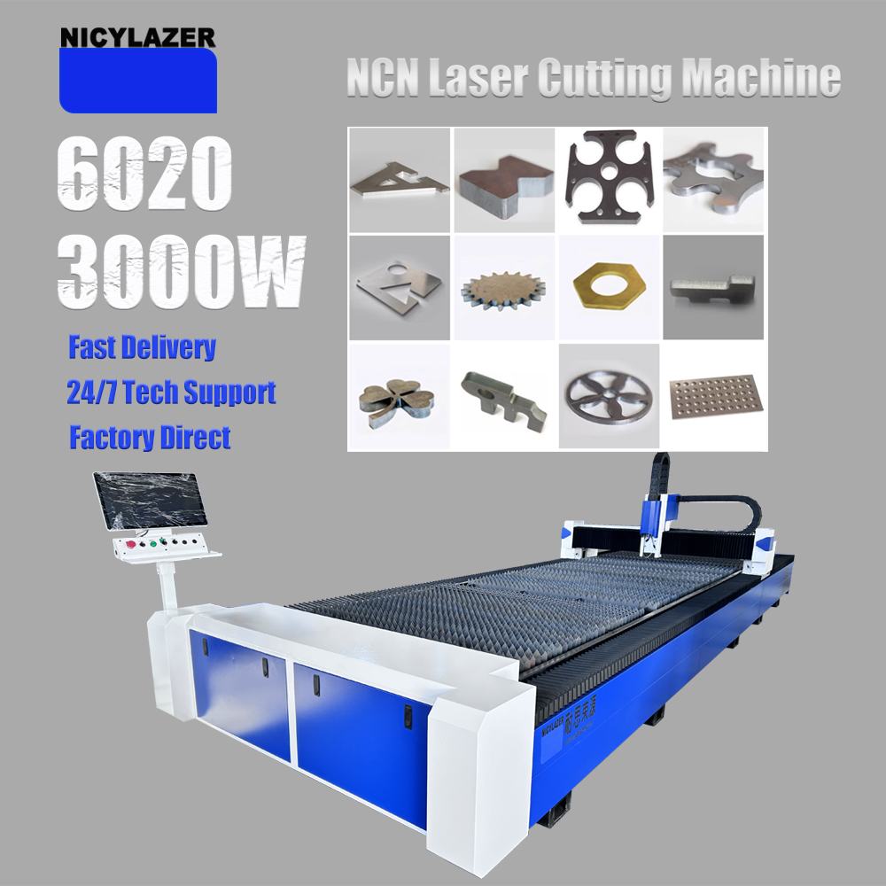 Industrial Laser Metal Cutter - CNC 3000W 6020 Fiber Laser Snijmachine