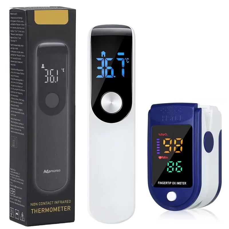 Industrial Laser Temperature - Infrarood koortsthermometer Digitaal LCD-scherm voor baby's