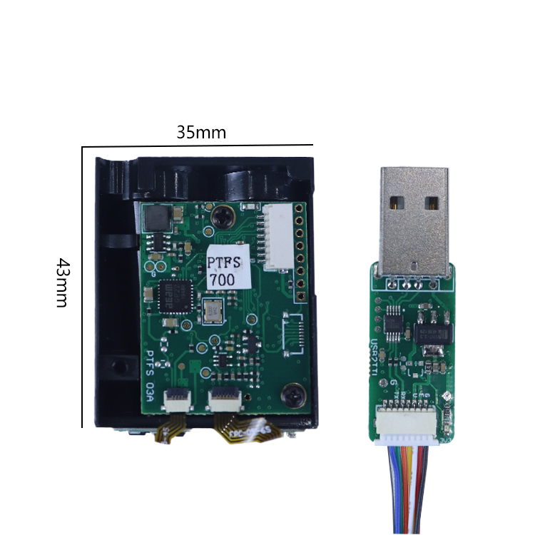 Industrial Laser Measuring Device - TOF Laser Afstandssensor Module Lasermeetapparaat 400m