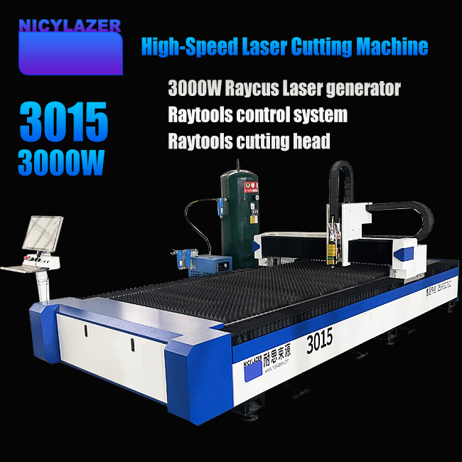 Industrial Laser Metal Cutter - 3000W Fiber Laser Snijmachine 3015 Werkgebied