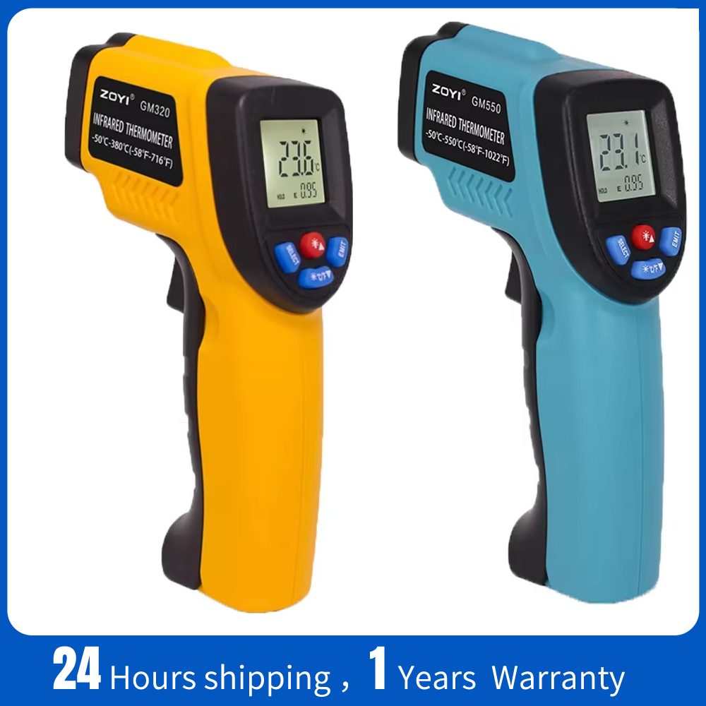 Industrial Laser Thermometer Gun - Draagbare infraroodthermometer Temperatuurpistool voor het koken