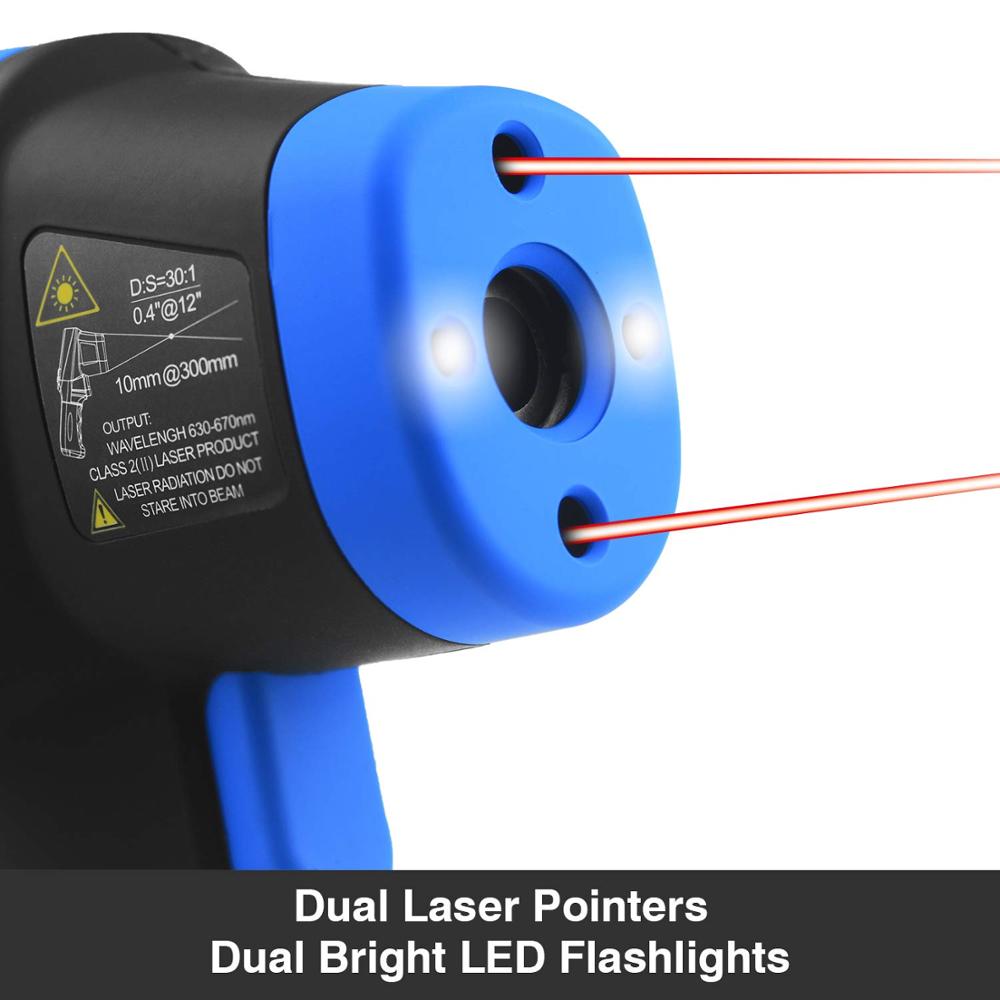 -50 ℃ Tot 1500 ℃ Laserthermome - Industrial Laser Thermometer Gun recensie en prijs