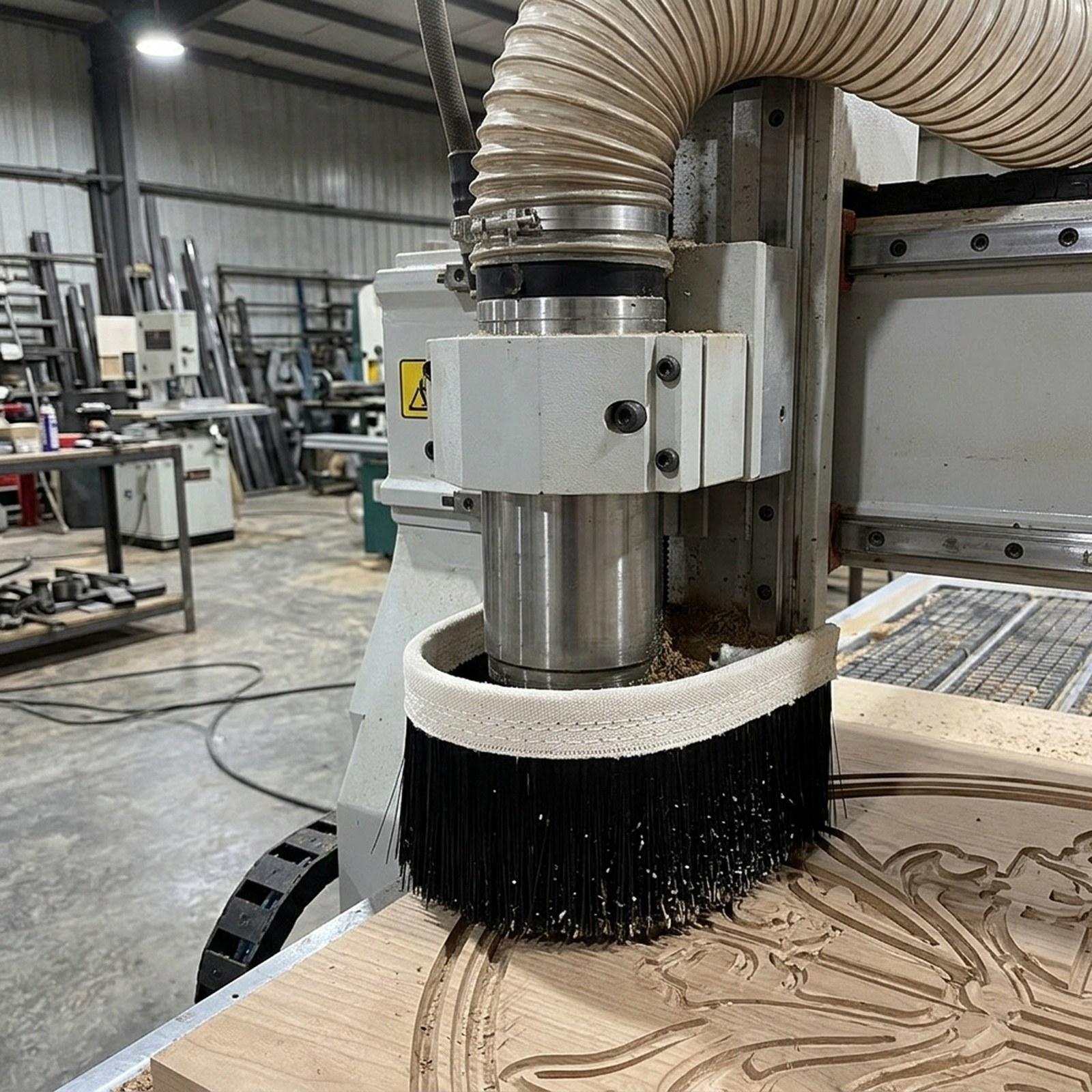 CNC-vacuümborstel Eenvoudig te - Dust Shoe Cnc recensie en prijs