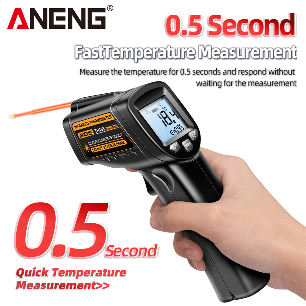 Infraroodlaserthermometer Indu - Industrial Laser Thermometer Gun recensie en prijs