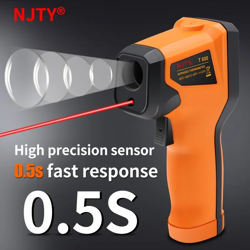 T400 T600 Digitale infraroodth - Industrial Laser Thermometer Gun recensie en prijs