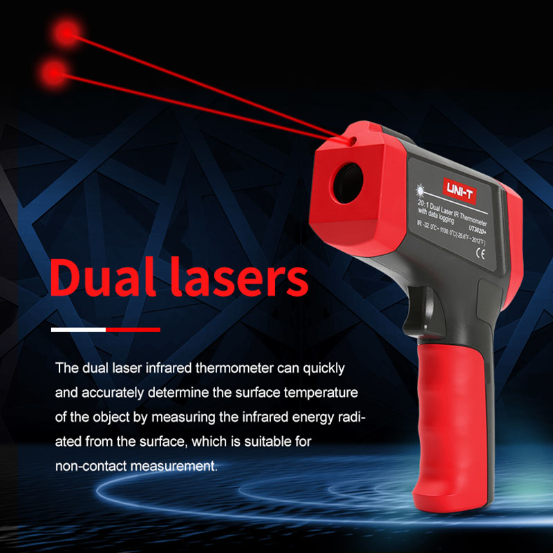 UNI-T Digitale Infraroodthermo - Industrial Laser Thermometer Gun recensie en prijs