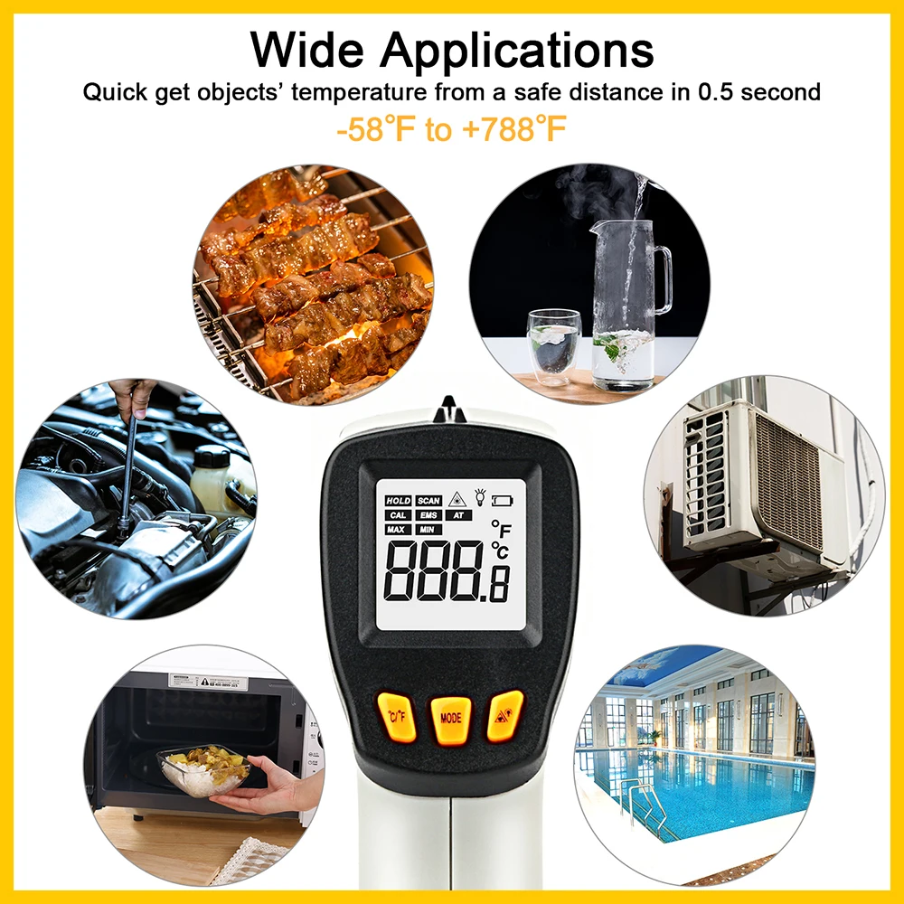 XRCLIF Infraroodthermometer Co - Industrial Laser Temperature recensie en prijs