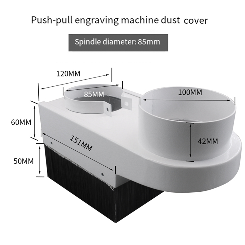 CNC Router Stofafscheider Scho - Dust Shoe Cnc recensie en prijs