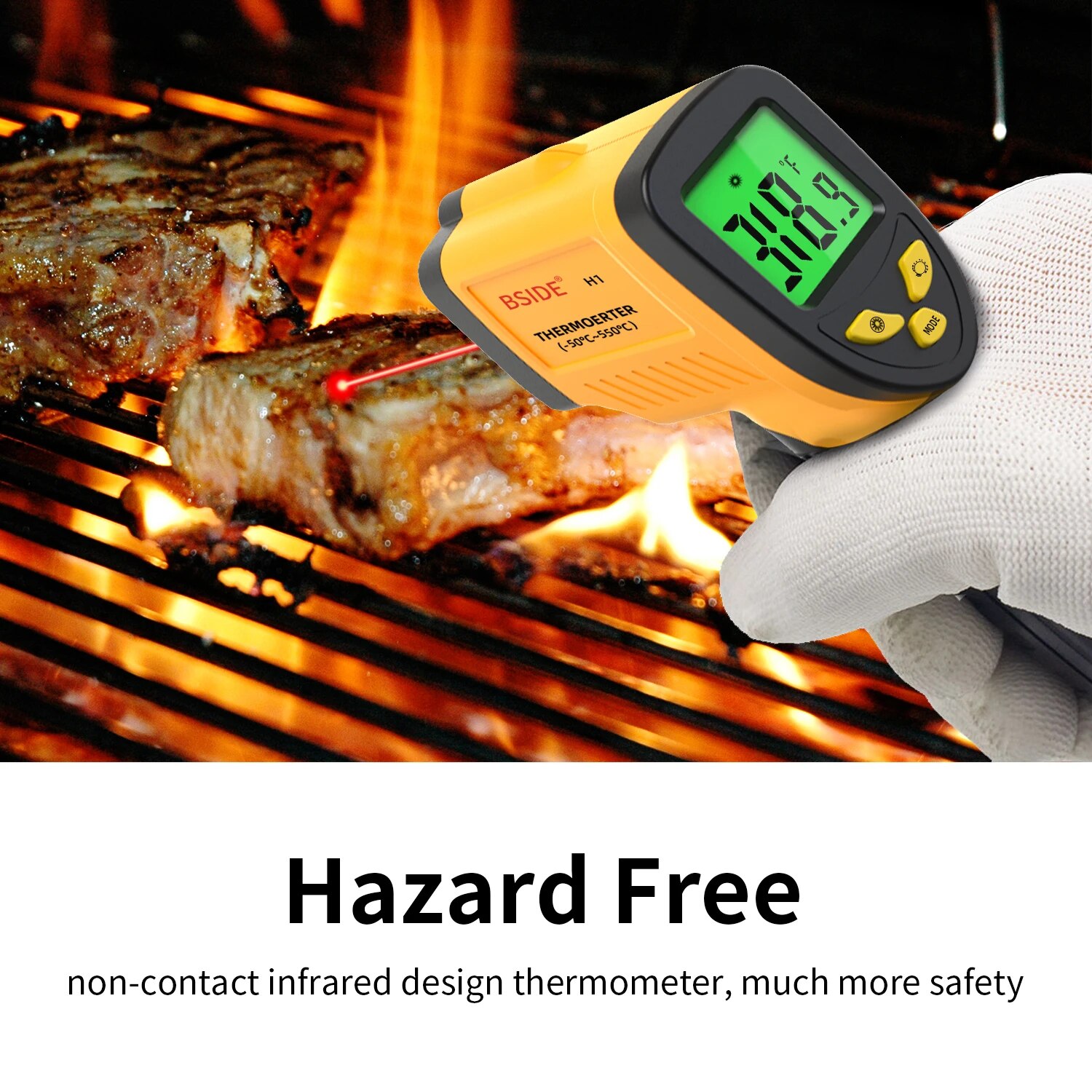Digitale Infraroodthermometer- - Industrial Laser Thermometer Gun recensie en prijs