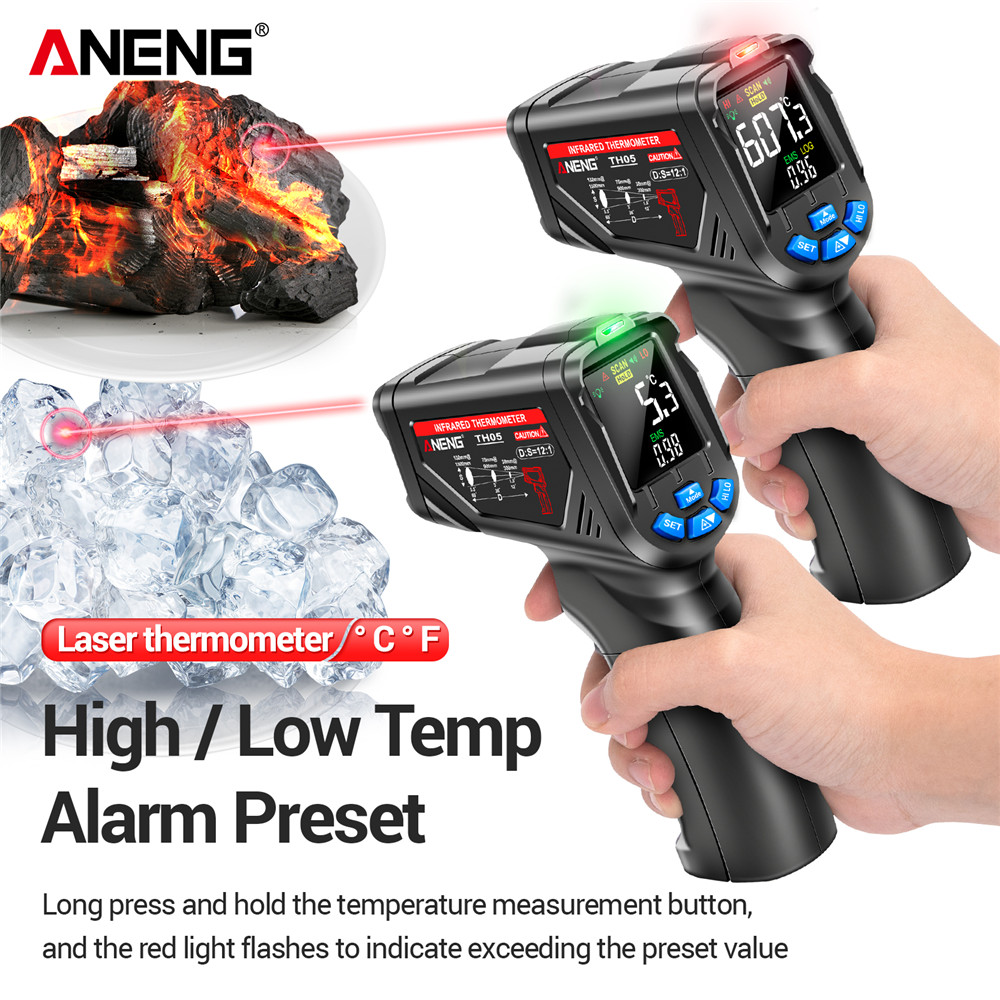 ANENG TH05 Infraroodthermomete - Industrial Laser Thermometer Gun recensie en prijs
