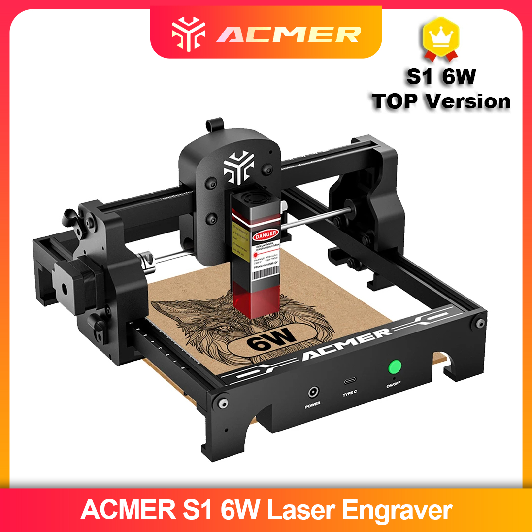 ACMER S1 2.5/3.5/6W Lasergrave - Industrial Laser Equipment recensie en prijs