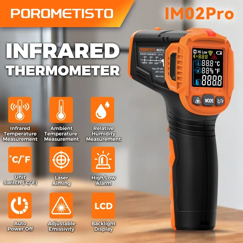 -50~380C Infraroodthermometer  - Industrial Laser Temperature recensie en prijs