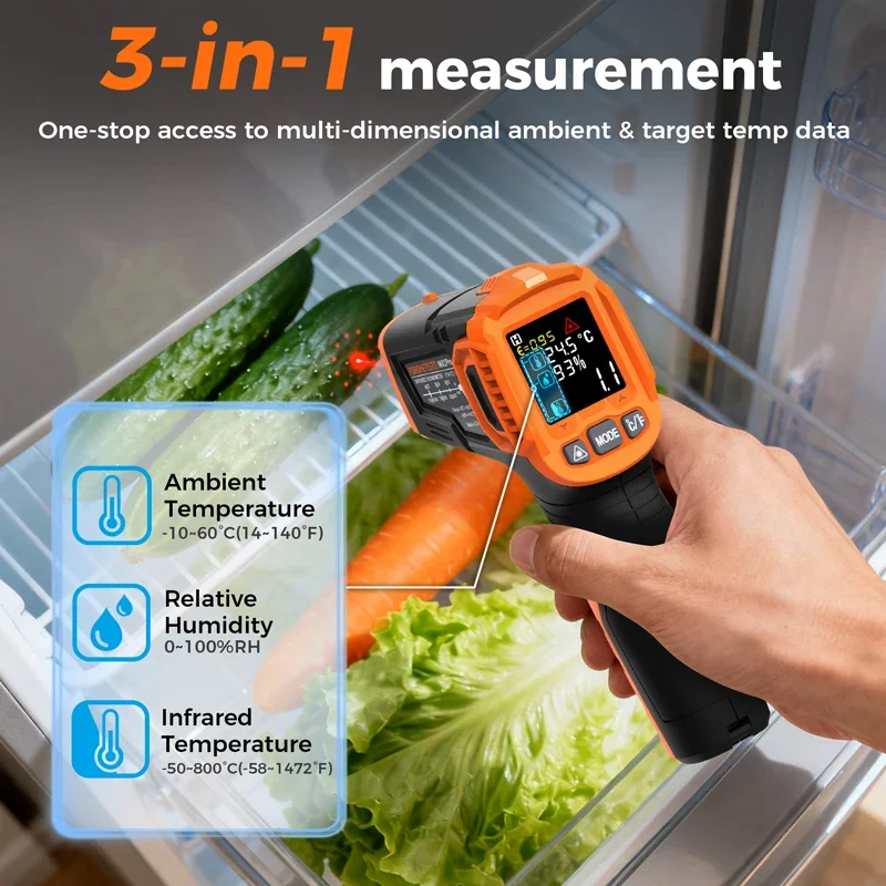 -50~380C Infraroodthermometer  - Industrial Laser Temperature recensie en prijs