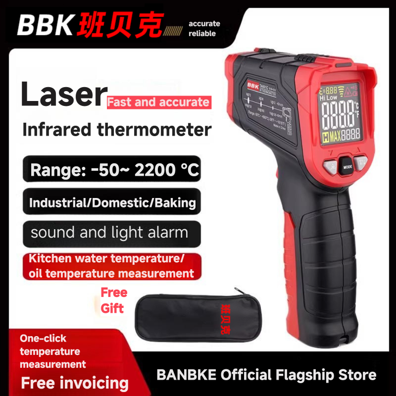 Draagbare digitale laser IR LC - Industrial Laser Thermometer Gun recensie en prijs